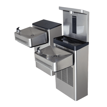 Wall Mount Hi-Lo ADA Filtered Water Cooler with Bottle Filler